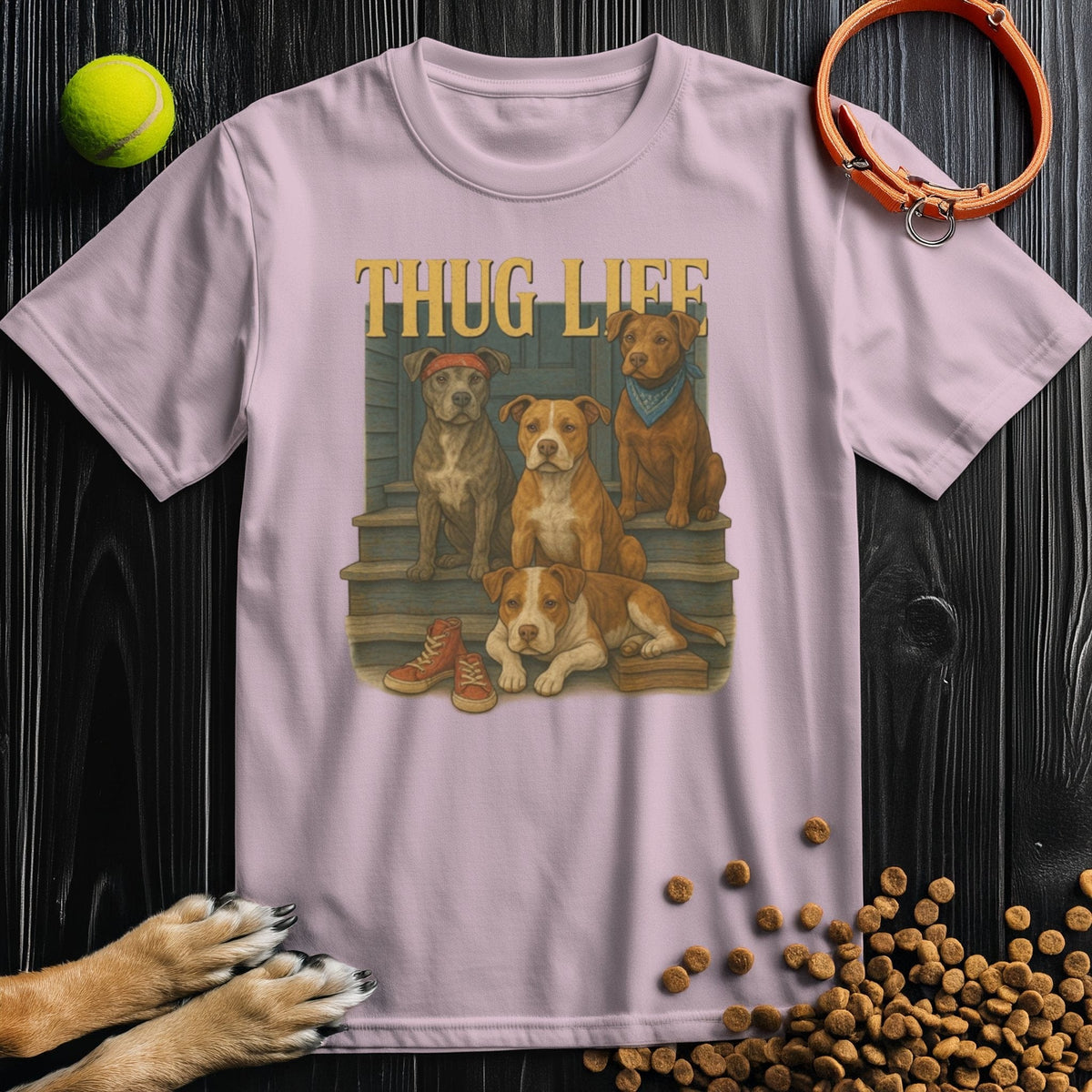 Pitbulls Thug Life T-Shirt