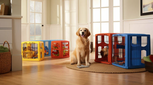 a dog crate training