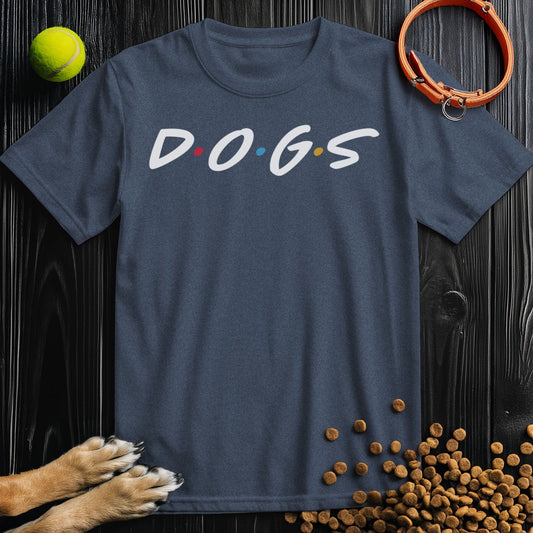 D O G S White Type T-Shirt