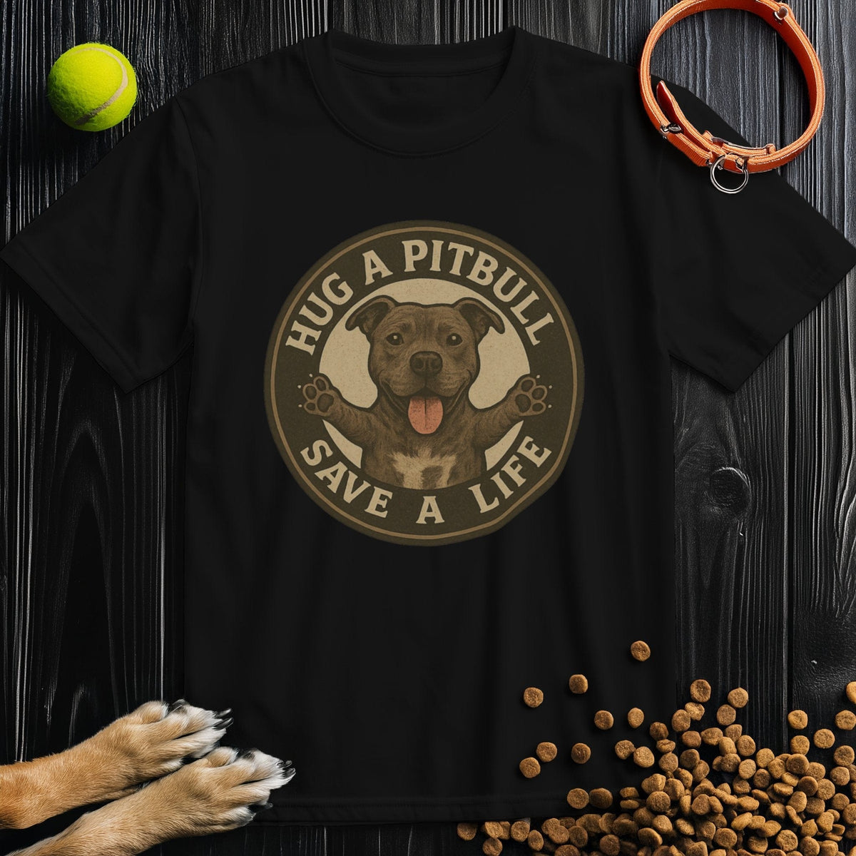 Hug A Pitbull Save A Life T-Shirt