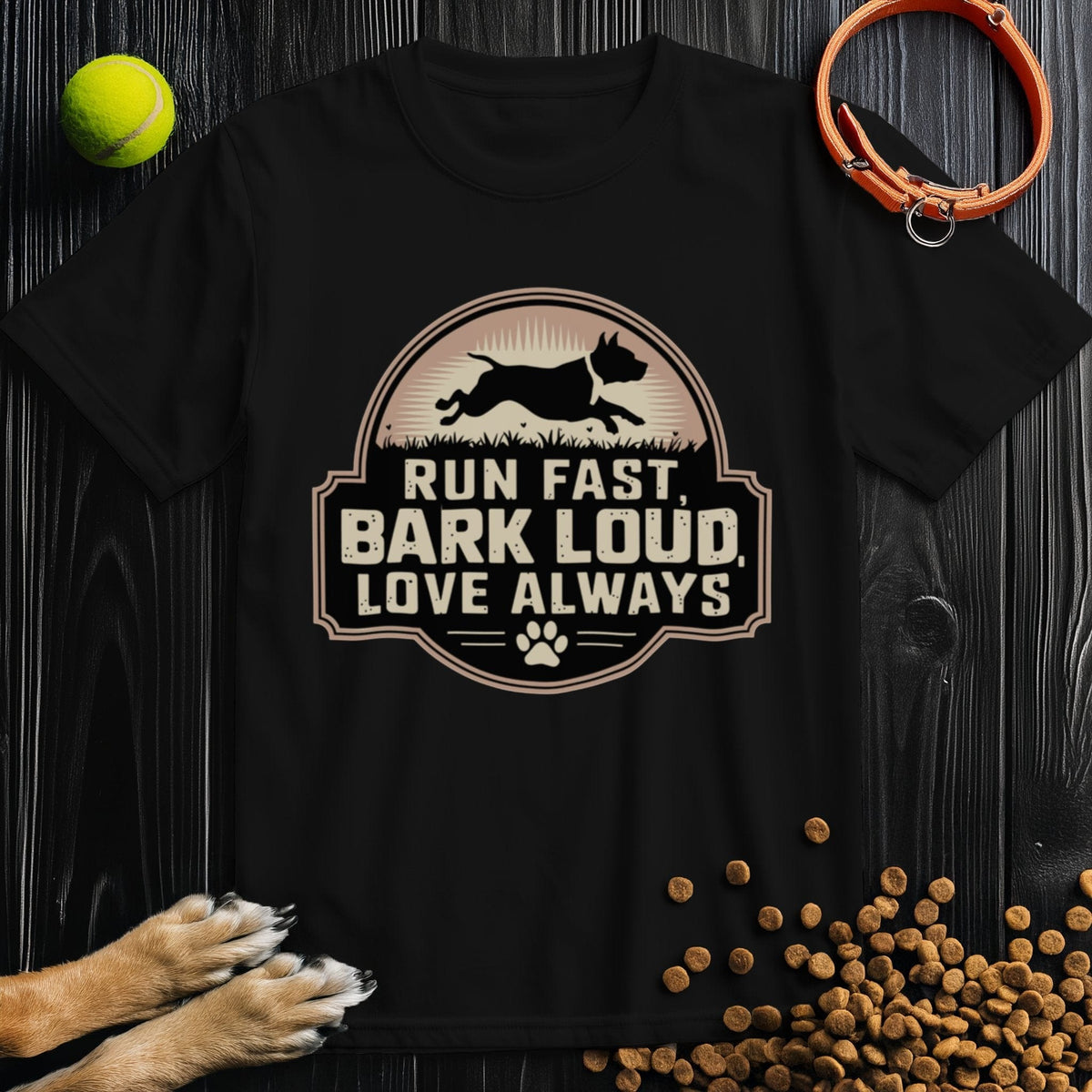Run Fast, Bark Loud, Love Always T-Shirt