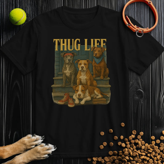 Pitbulls Thug Life T-Shirt
