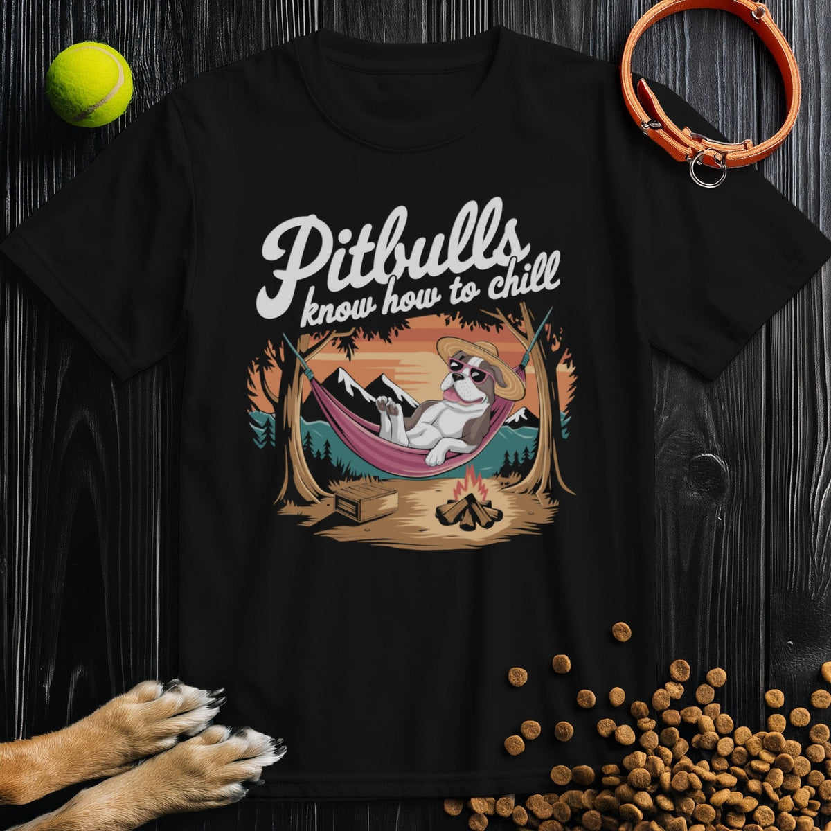 Pitbulls Know How to Chill T-Shirt