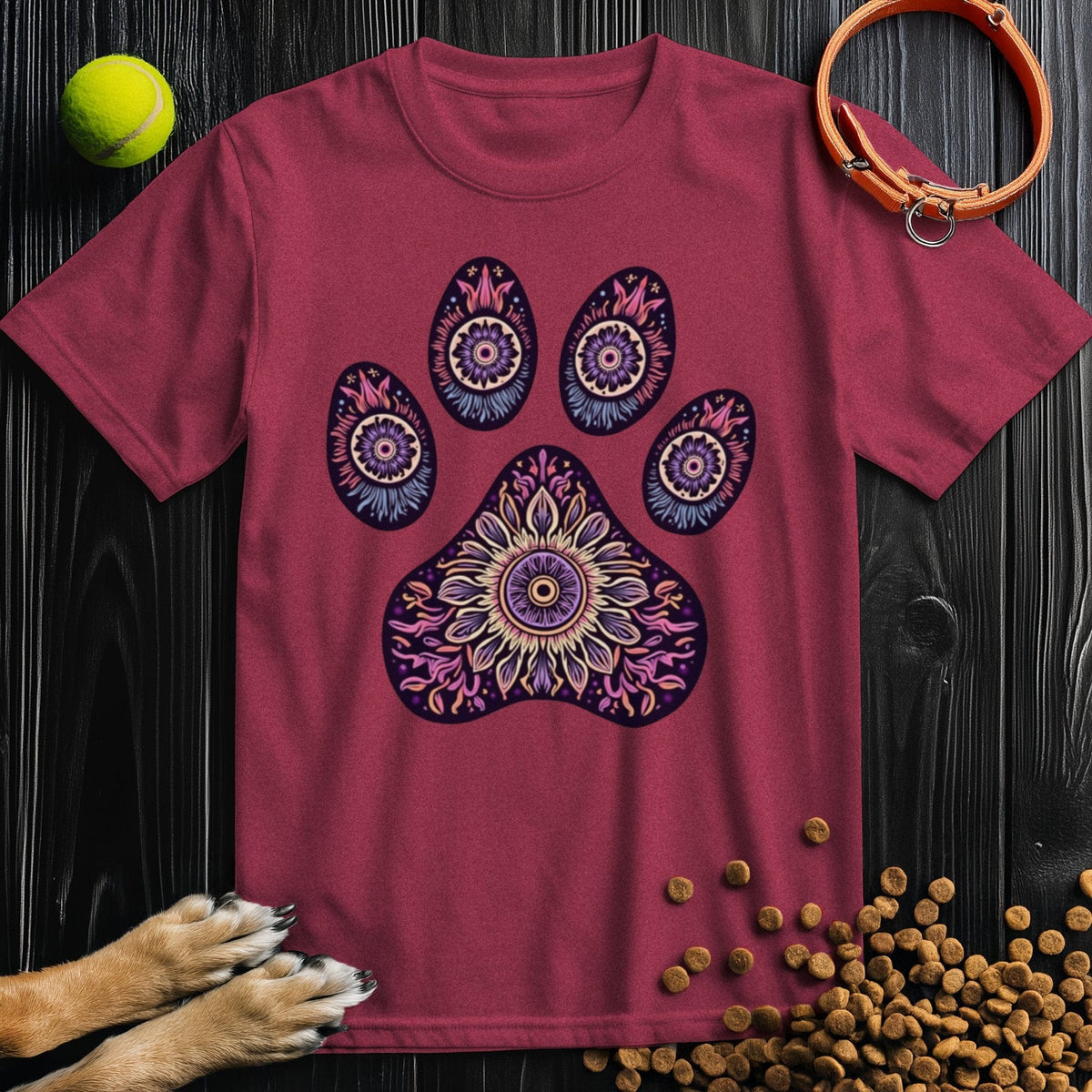 Mystic Paw Mandala T-Shirt