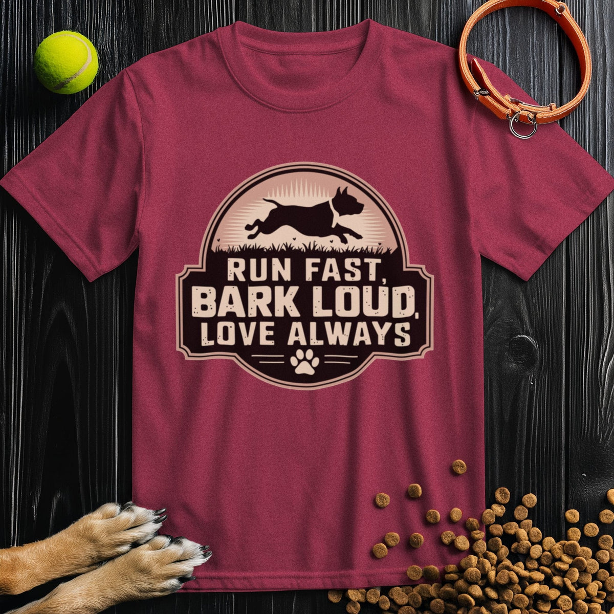 Run Fast, Bark Loud, Love Always T-Shirt