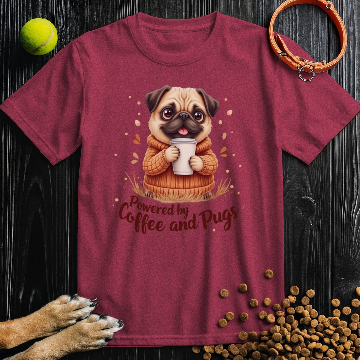 Pugs & Coffee Vibes T-Shirt
