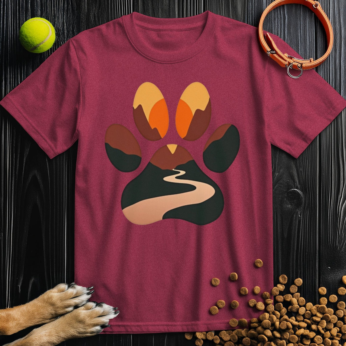 Wilderness Paw Path Dog T-Shirts