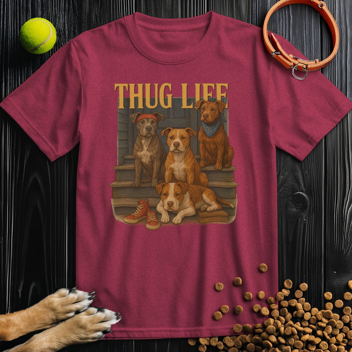 Pitbulls Thug Life T-Shirt