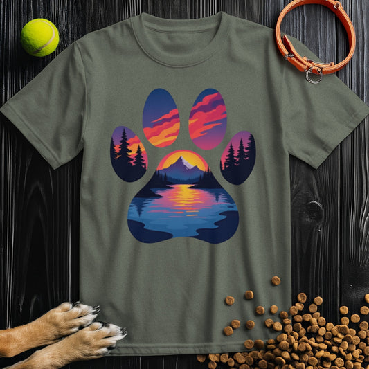 Mountain Trail Paws T-Shirt