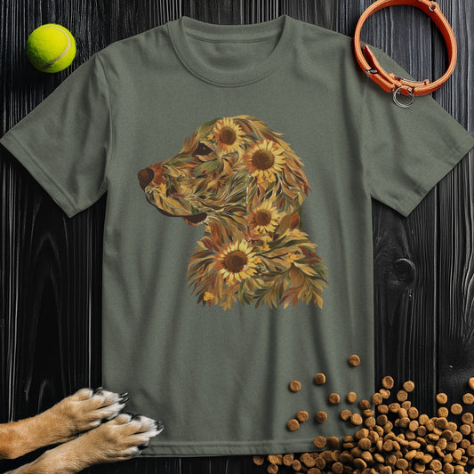 Sunflower Golden Retriever T-Shirt