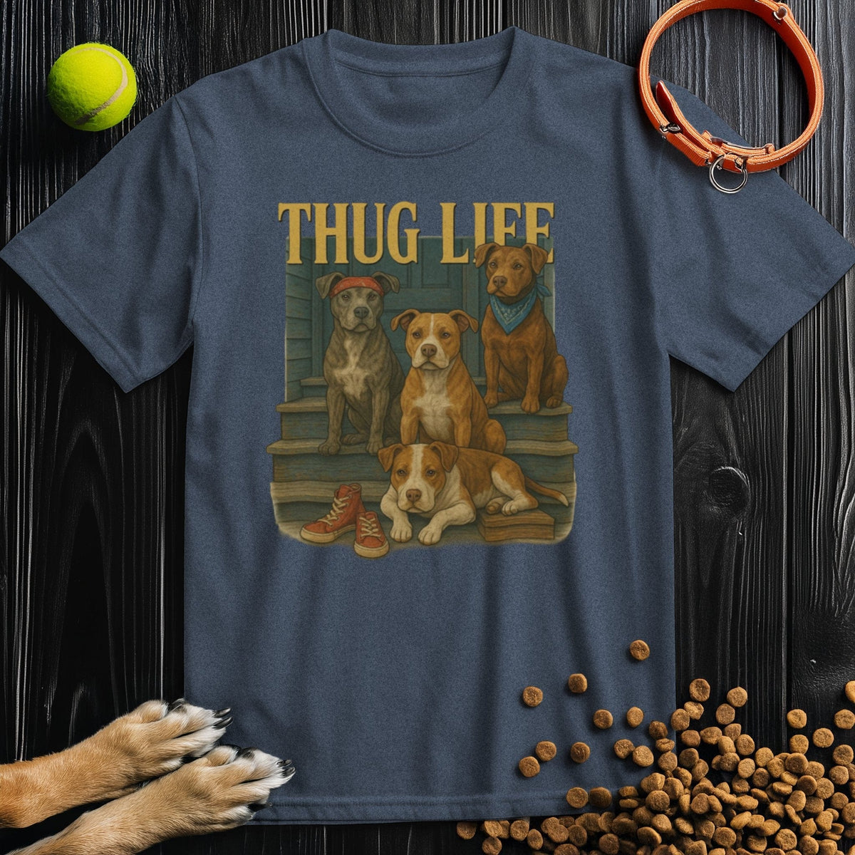 Pitbulls Thug Life T-Shirt