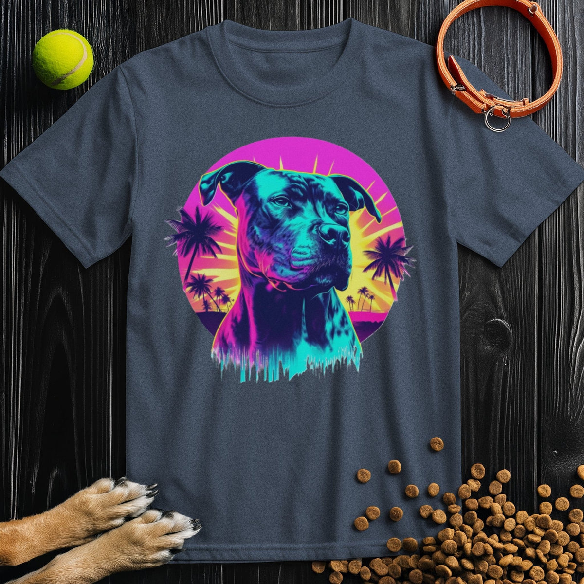 Sunset Pittie T-Shirt