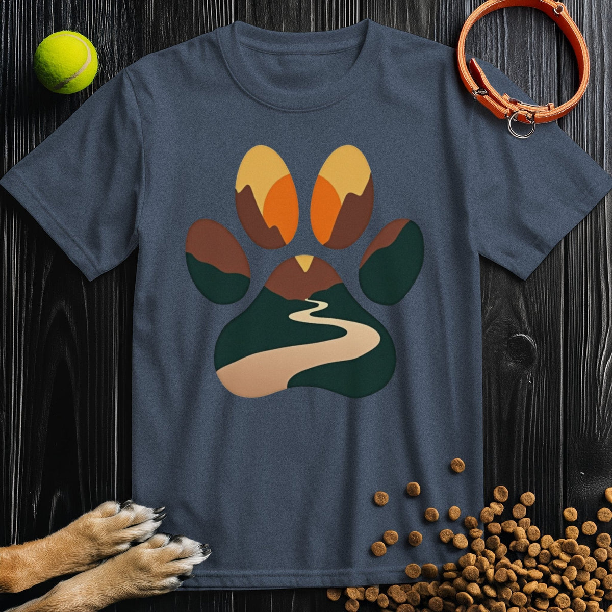 Wilderness Paw Path Dog T-Shirts