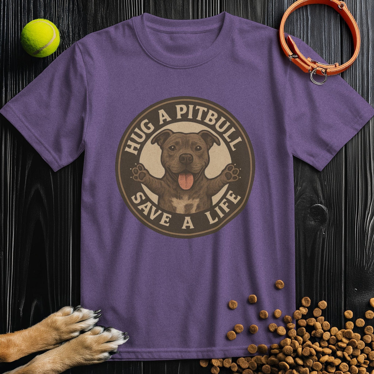 Hug A Pitbull Save A Life T-Shirt