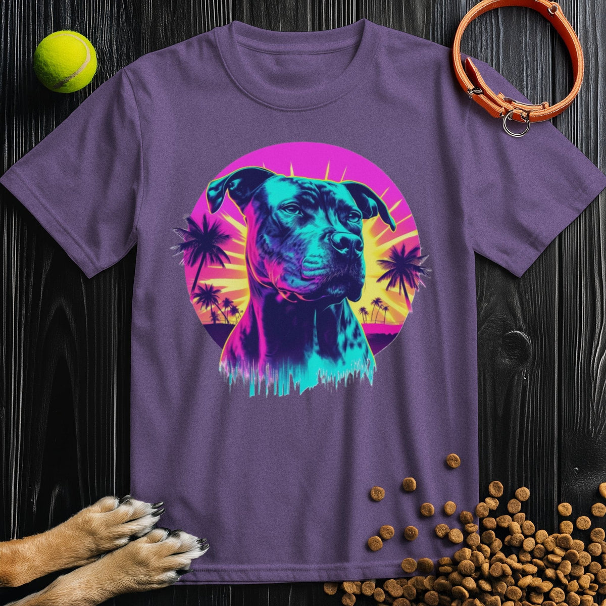 Sunset Pittie T-Shirt