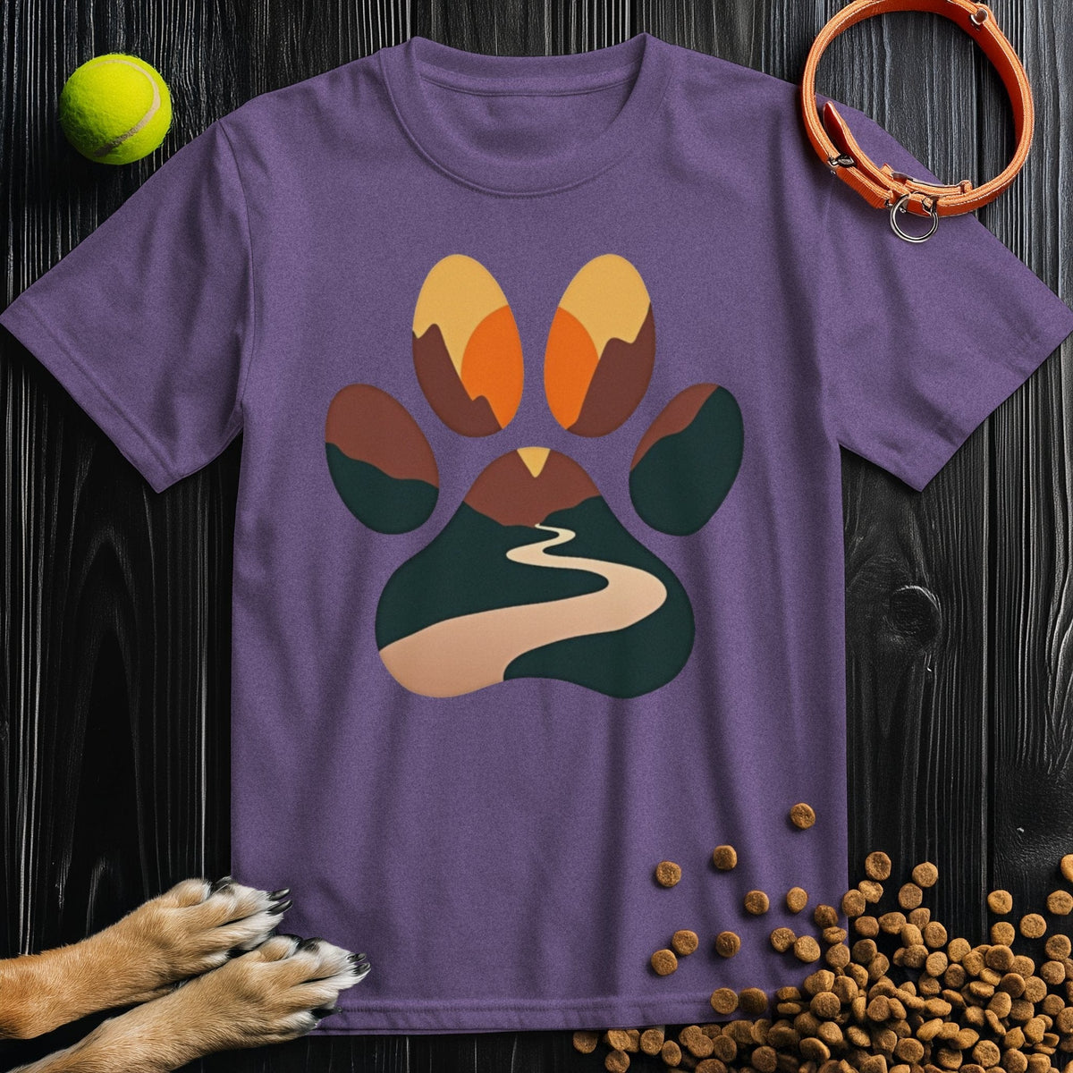 Wilderness Paw Path Dog T-Shirts