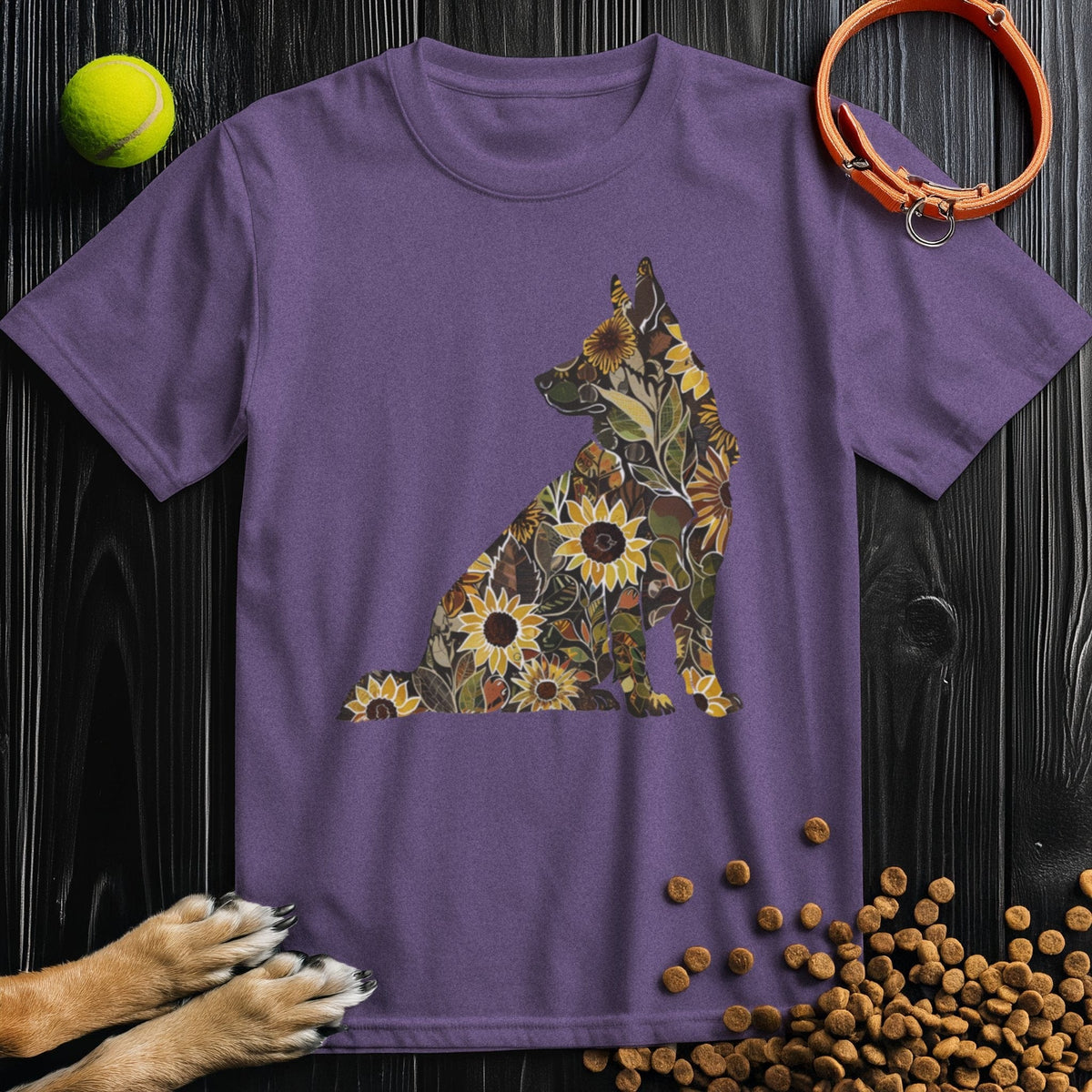 Sunflower German Shepard T-Shirt