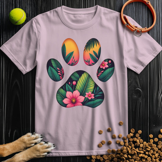 Tropical Bloom Paw T-Shirt