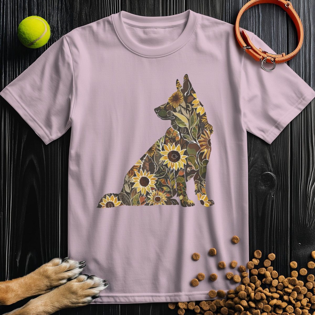 Sunflower German Shepard T-Shirt