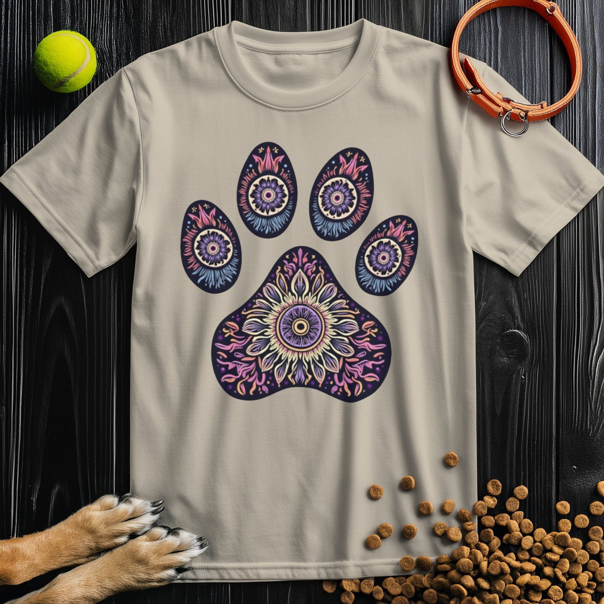 Mystic Paw Mandala T-Shirt