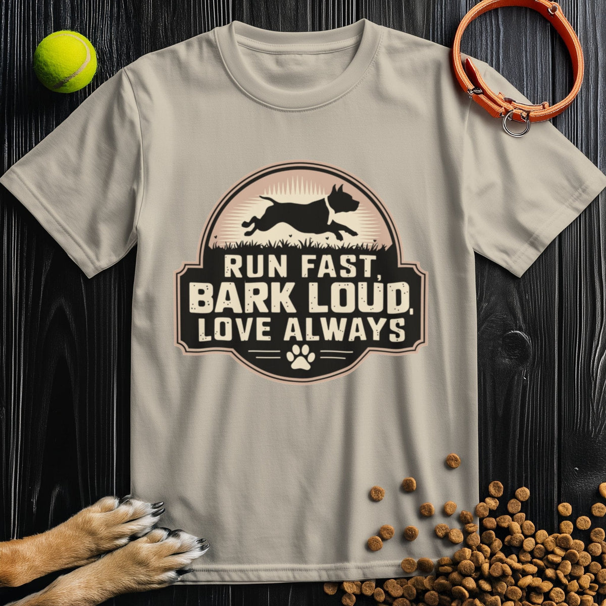 Run Fast, Bark Loud, Love Always T-Shirt