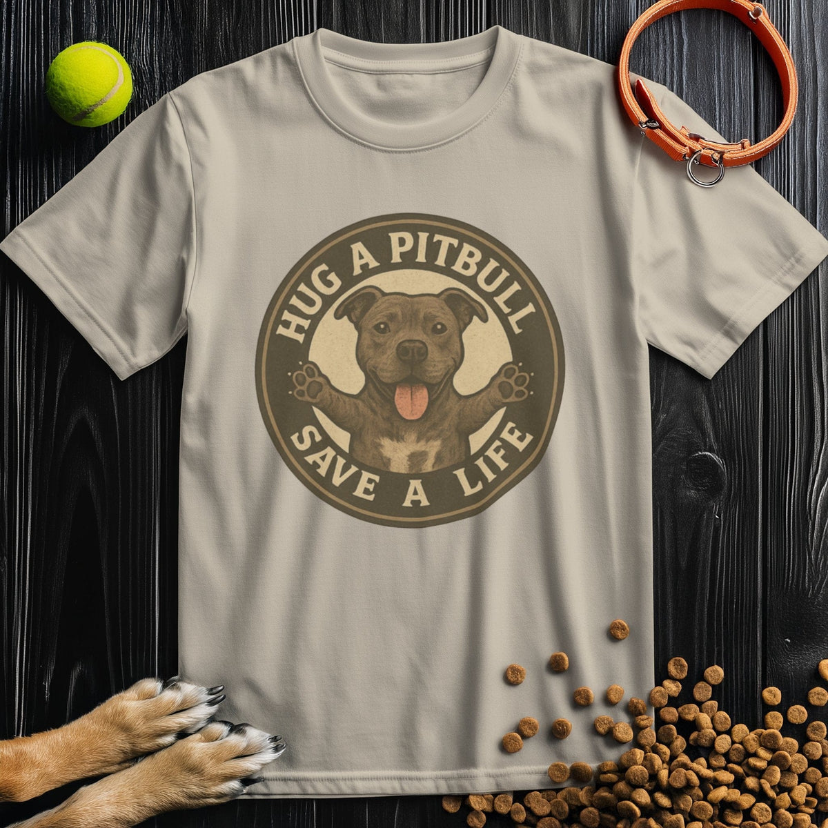 Hug A Pitbull Save A Life T-Shirt
