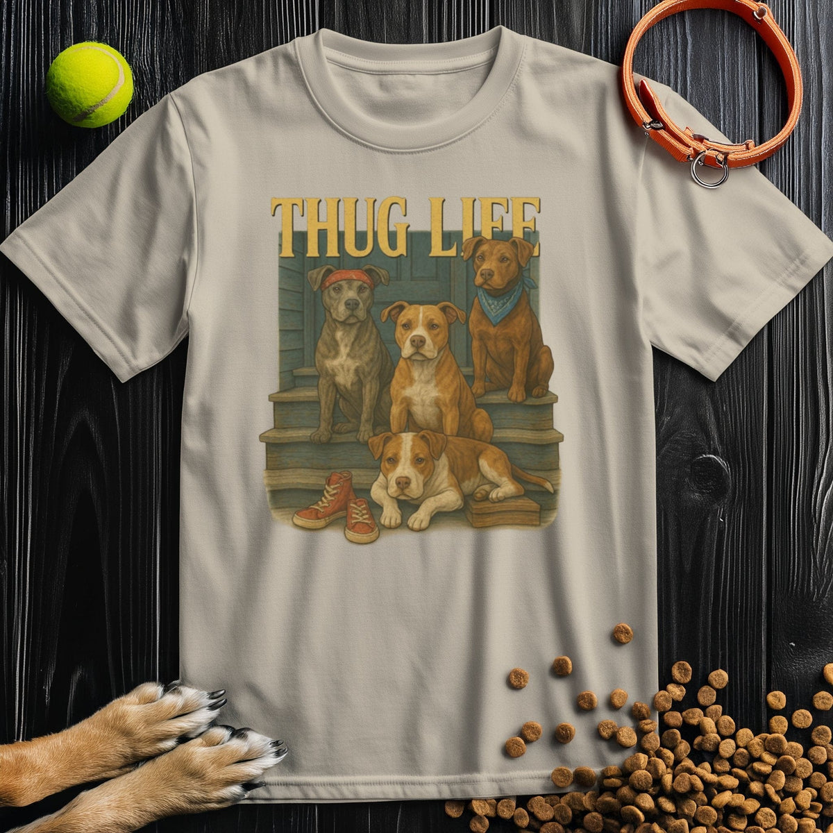 Pitbulls Thug Life T-Shirt