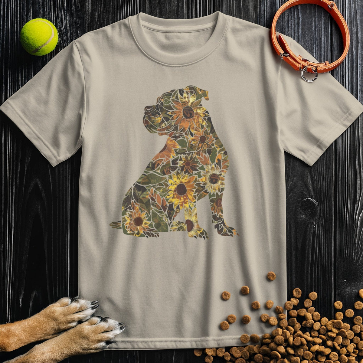 Sunflower American Bulldog T-Shirt
