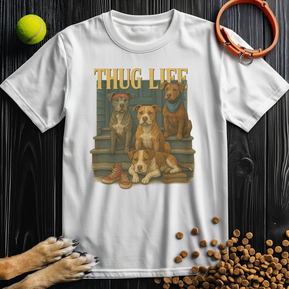 Pitbulls Thug Life T-Shirt