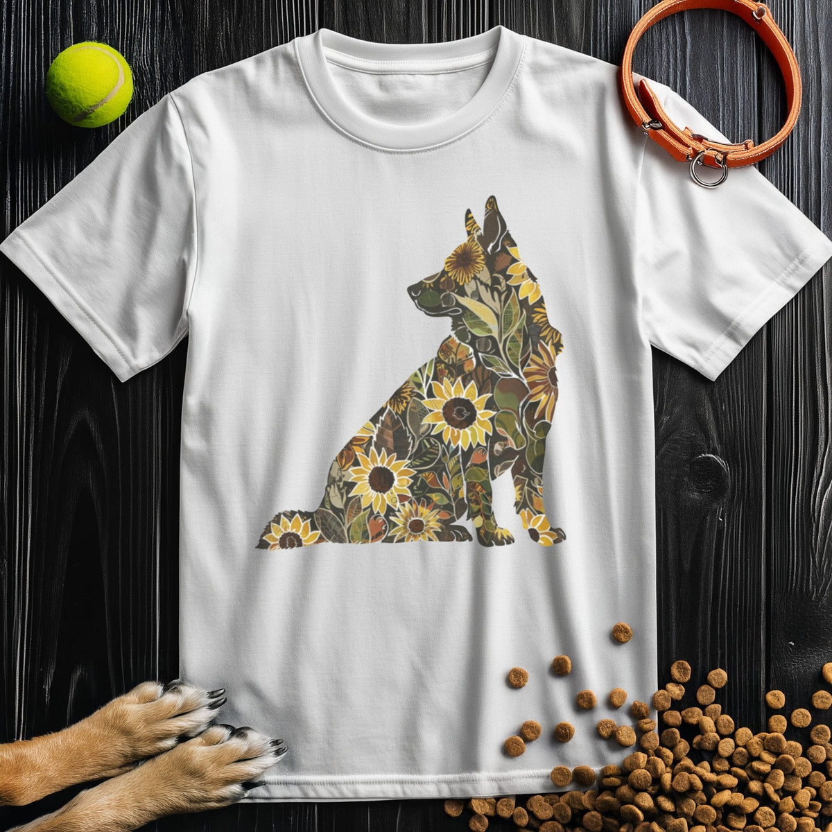 Sunflower German Shepard T-Shirt