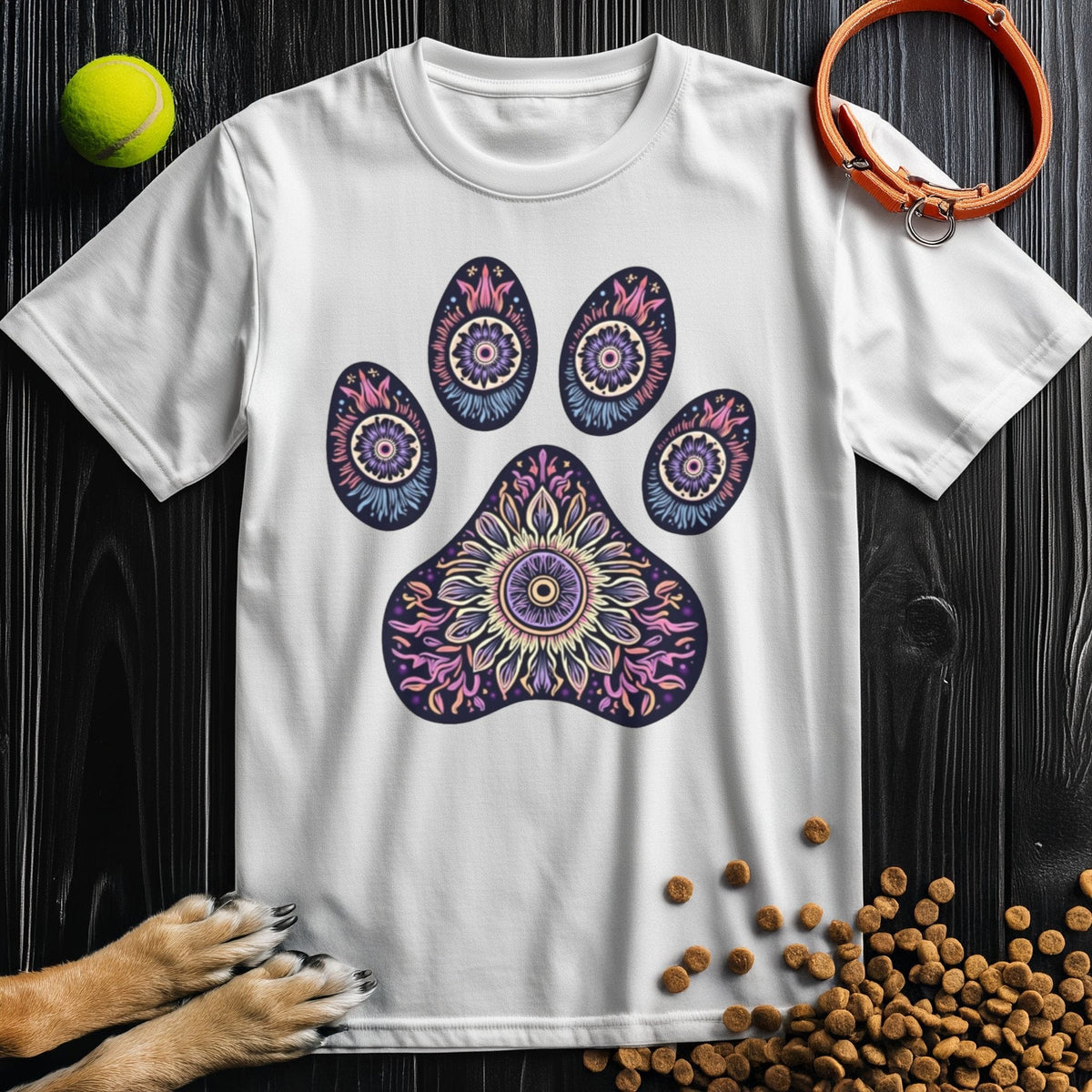Mystic Paw Mandala T-Shirt
