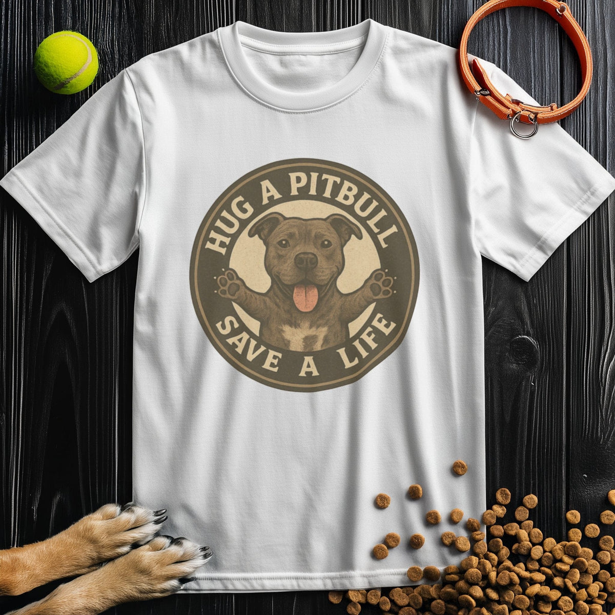 Hug A Pitbull Save A Life T-Shirt