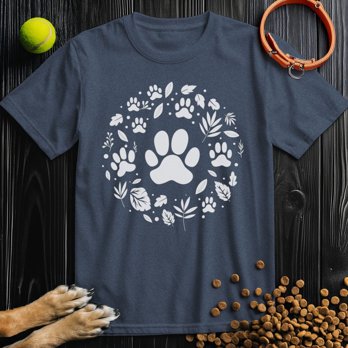 Nature's Paws White Graphic T-Shirt